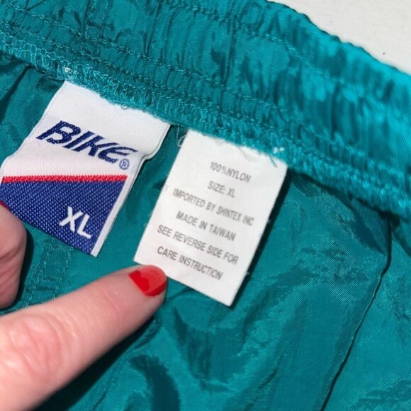 Vintage 1990’s Green Bike Windbreaker Men’s Size XL - Picture 9 of 11